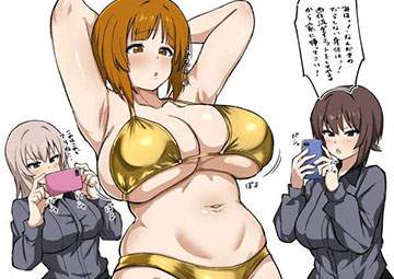 【ケバブ屋のかほり】ぽちゃ女子ワキを愛でる二次エロ画像