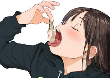 【ドパガキ】牡蠣と女子の二次エロ画像