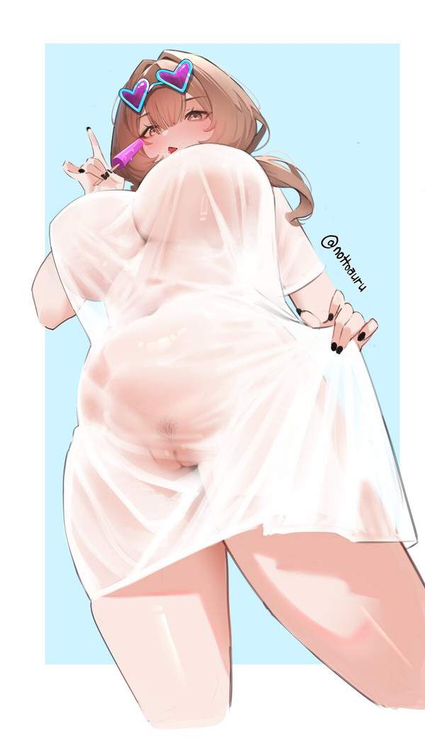 【濃い毛や】陰毛丸出しでお菓子食ってる女子達の二次エロ画像【31枚目】