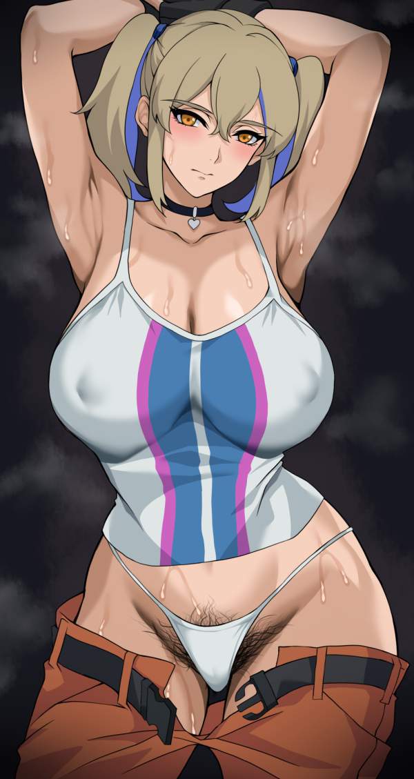 【半夏生】パンティーからちょっとマン毛ハミ出してる二次エロ画像【8枚目】