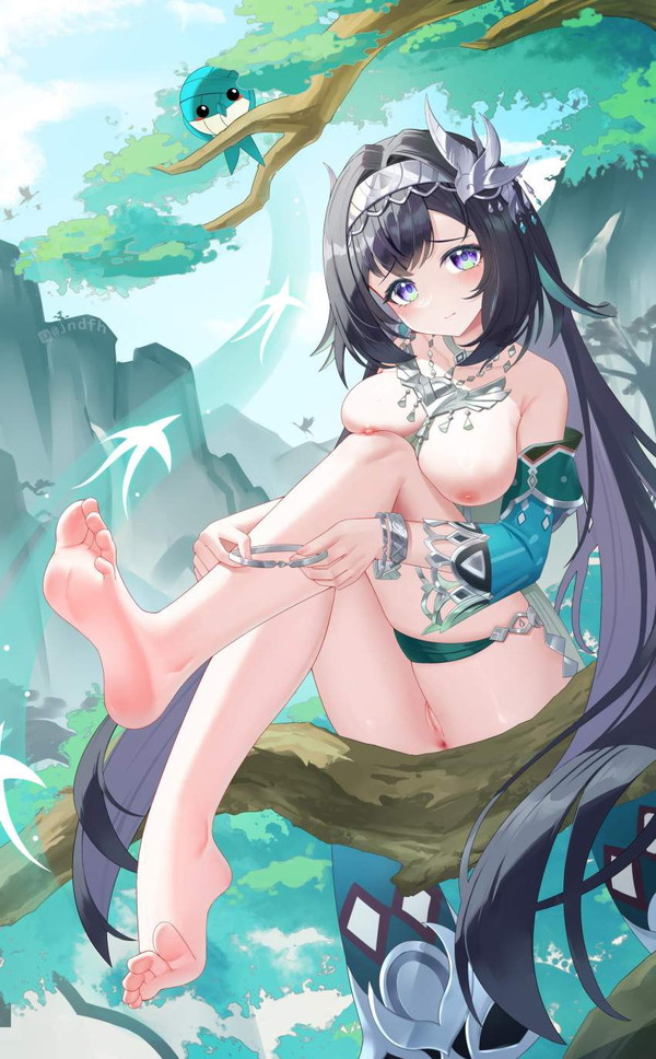 【原神】藍硯(Lan Yan)のエロ画像【2枚目】