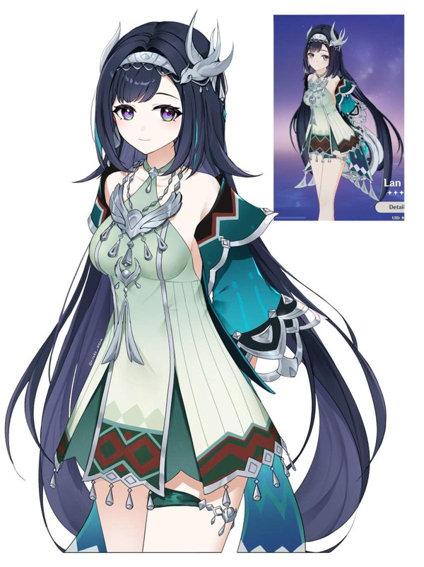 【原神】藍硯(Lan Yan)のエロ画像【15枚目】