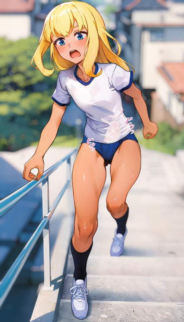 【通天閣の日】お外でうっかり勃起しちゃったふたなり娘の二次エロ画像【24枚目】