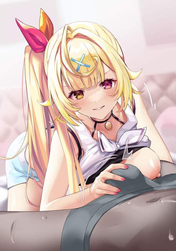 【ちょ勃てよ】さりげなくチンポを触って勃たせようとする女子達の二次エロ画像【12枚目】