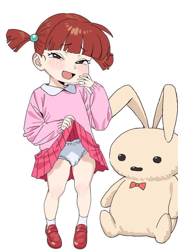 【出血大サービス】スカートまくってパンツ見せてくれる女子達の二次エロ画像【3枚目】