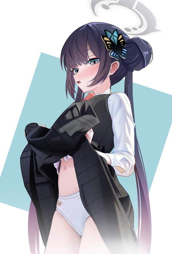 【出血大サービス】スカートまくってパンツ見せてくれる女子達の二次エロ画像【18枚目】