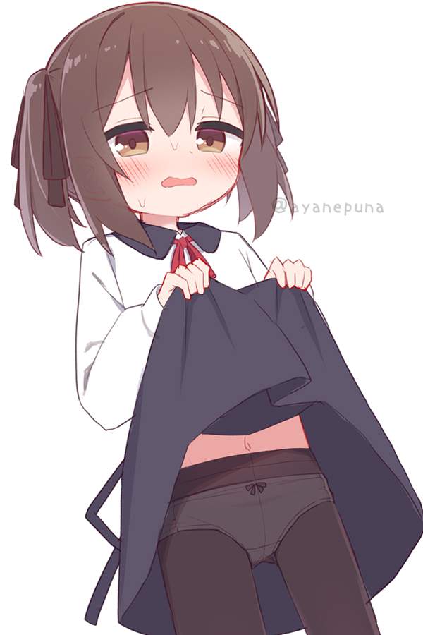 【出血大サービス】スカートまくってパンツ見せてくれる女子達の二次エロ画像【22枚目】