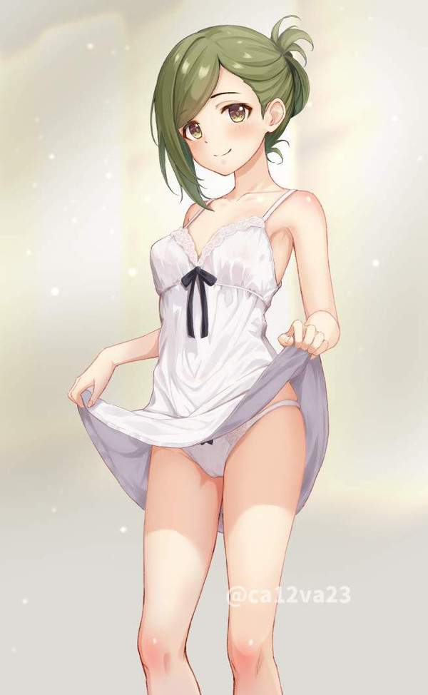 【出血大サービス】スカートまくってパンツ見せてくれる女子達の二次エロ画像【26枚目】