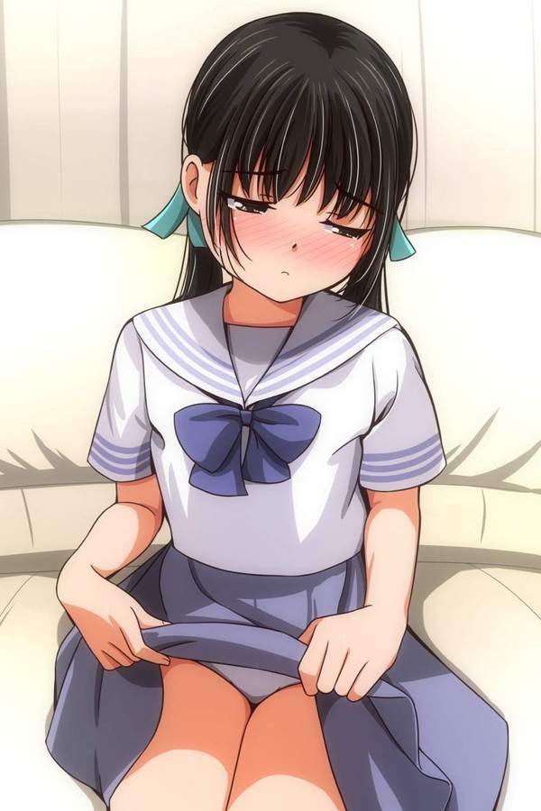 【出血大サービス】スカートまくってパンツ見せてくれる女子達の二次エロ画像【34枚目】