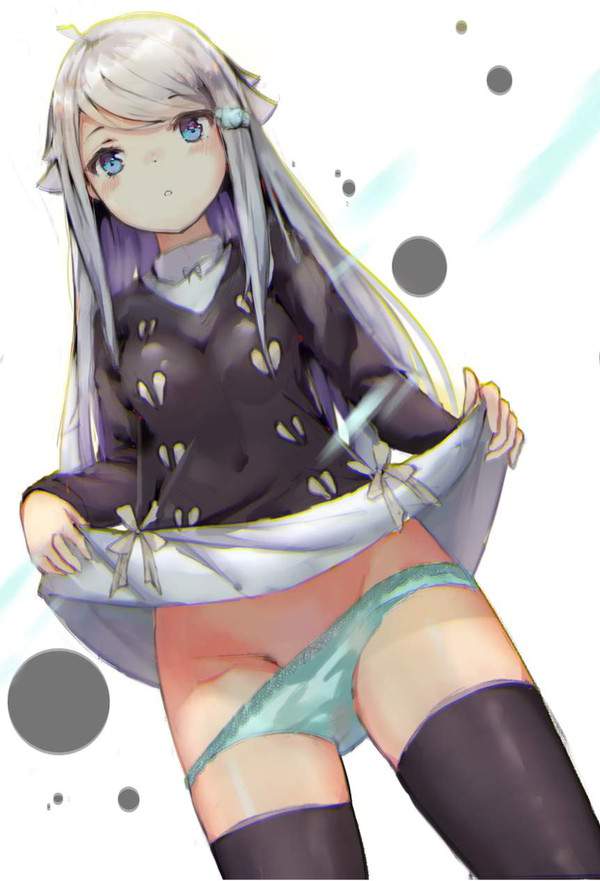 【出血大サービス】スカートまくってパンツ見せてくれる女子達の二次エロ画像【35枚目】