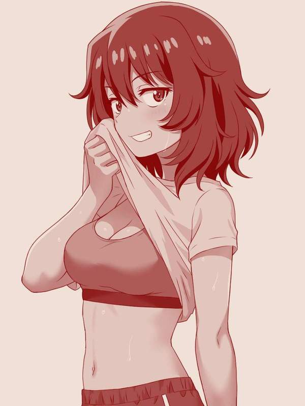 【女子高の服装検査あるある】恥ずかしそうにブラジャー見せてる女子達の二次エロ画像【6枚目】