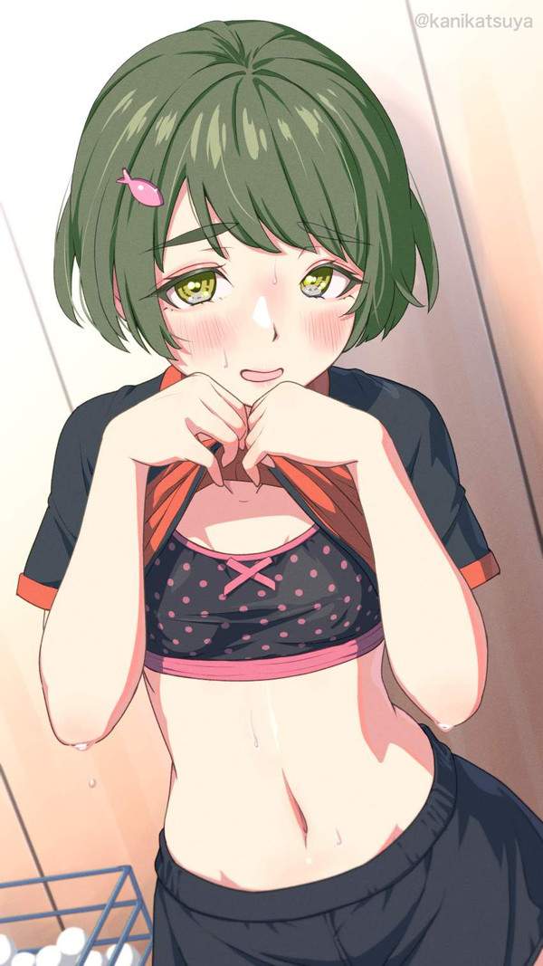 【女子高の服装検査あるある】恥ずかしそうにブラジャー見せてる女子達の二次エロ画像【16枚目】