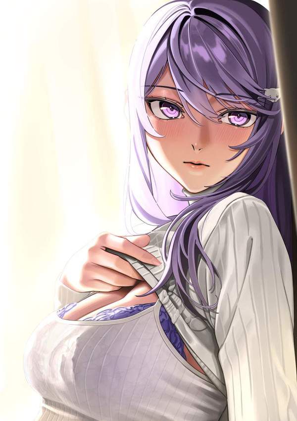 【女子高の服装検査あるある】恥ずかしそうにブラジャー見せてる女子達の二次エロ画像【31枚目】