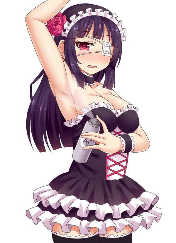 【汗マネジメントの日】ワキに制汗スプレー使ってる女子達の二次エロ画像【12枚目】