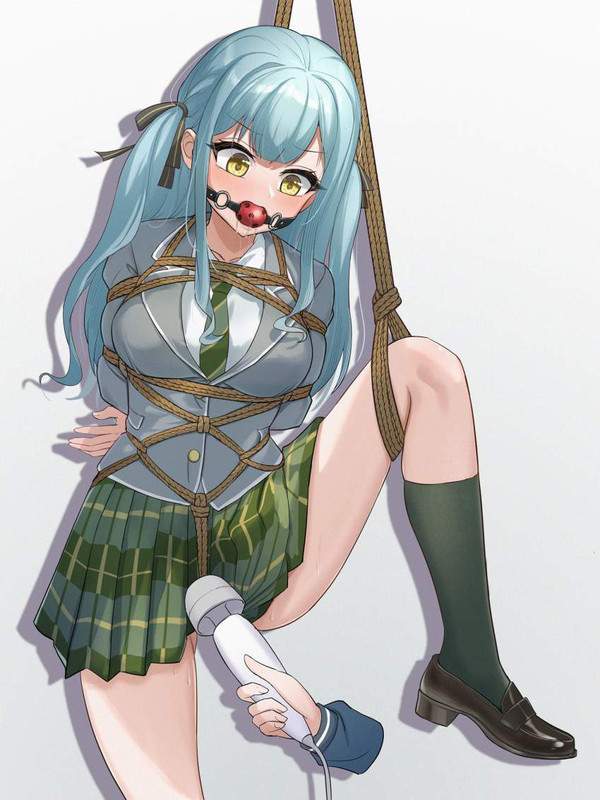 【頭がおかすくなりそう】拘束電マ責めの二次エロ画像24枚目】