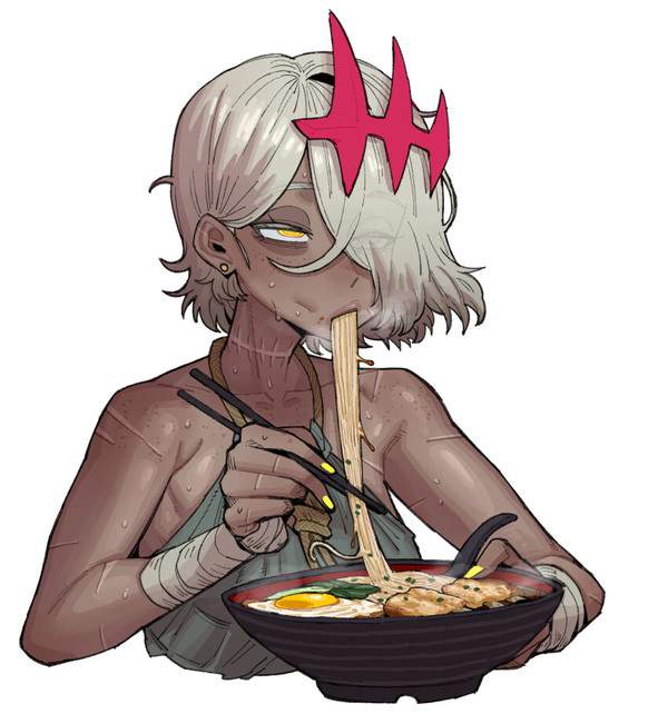 【ラーメンの日】美味しそうにラーメンすすってる女子達の二次エロ画像【11枚目】