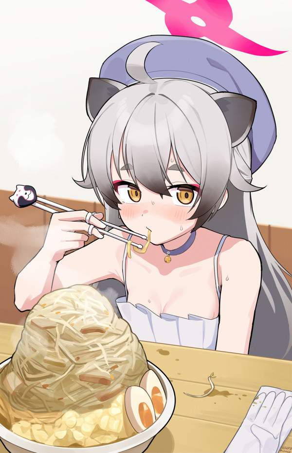 【ラーメンの日】美味しそうにラーメンすすってる女子達の二次エロ画像【17枚目】