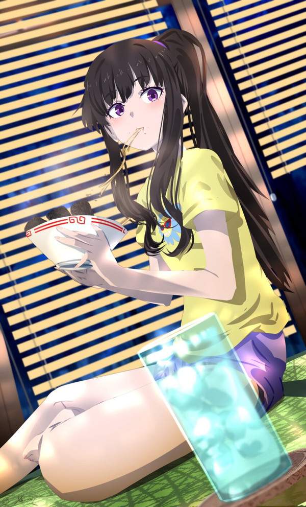 【ラーメンの日】美味しそうにラーメンすすってる女子達の二次エロ画像【28枚目】