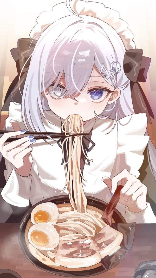 【ラーメンの日】美味しそうにラーメンすすってる女子達の二次エロ画像【34枚目】