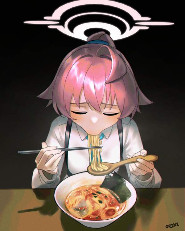 【ラーメンの日】美味しそうにラーメンすすってる女子達の二次エロ画像【37枚目】