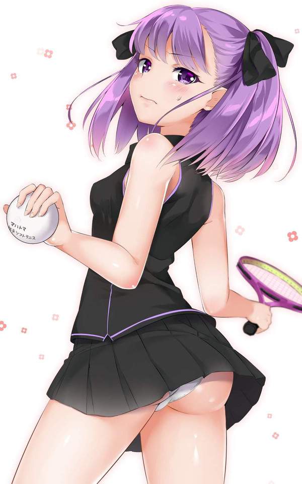 【夏場は遭遇率増加】ミニスカパンチラを後ろから眺める二次エロ画像【3枚目】