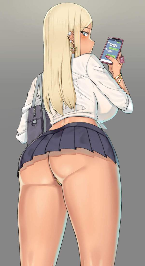 【夏場は遭遇率増加】ミニスカパンチラを後ろから眺める二次エロ画像【7枚目】