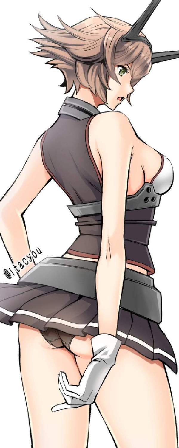 【夏場は遭遇率増加】ミニスカパンチラを後ろから眺める二次エロ画像【26枚目】