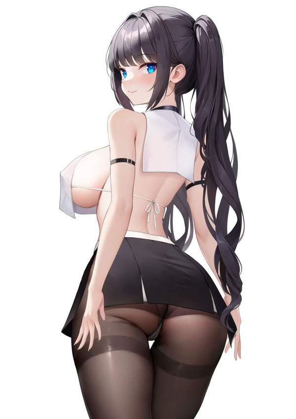 【夏場は遭遇率増加】ミニスカパンチラを後ろから眺める二次エロ画像【27枚目】
