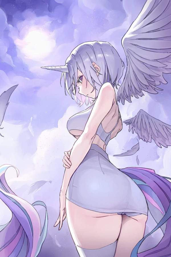 【夏場は遭遇率増加】ミニスカパンチラを後ろから眺める二次エロ画像【34枚目】