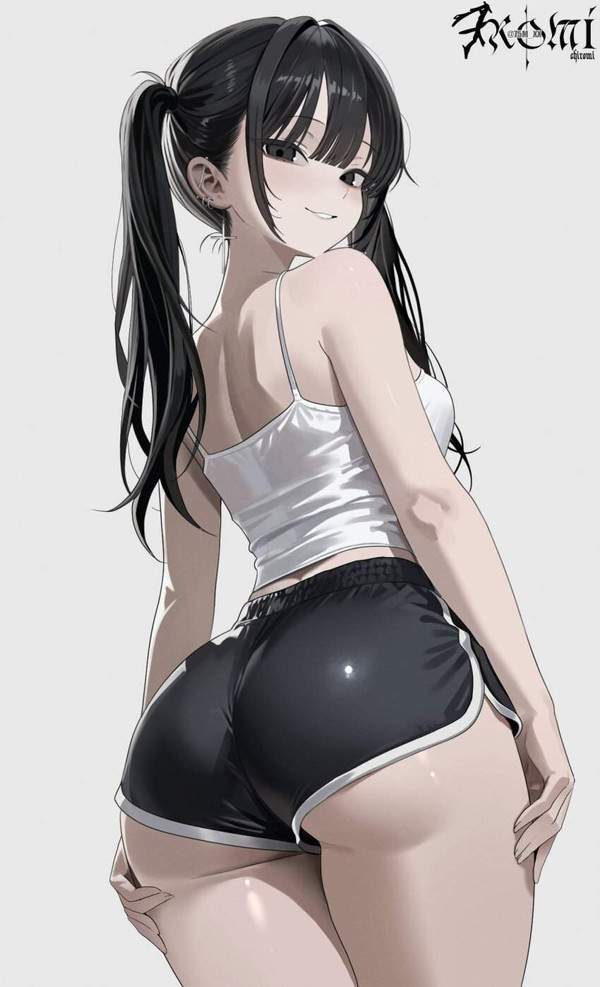 【やまなし桃の日】貧乳女子のお尻を眺める二次エロ画像【17枚目】