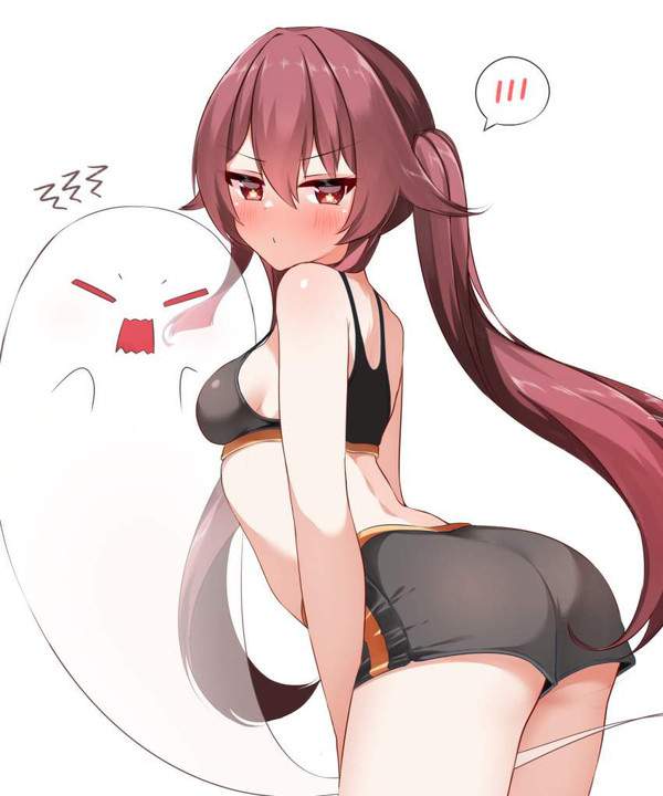 【やまなし桃の日】貧乳女子のお尻を眺める二次エロ画像【27枚目】
