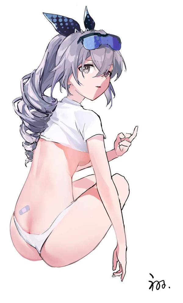 【やまなし桃の日】貧乳女子のお尻を眺める二次エロ画像【35枚目】