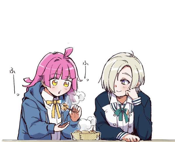 【なにわの日】たこ焼き食べてる女子達の二次エロ画像【19枚目】