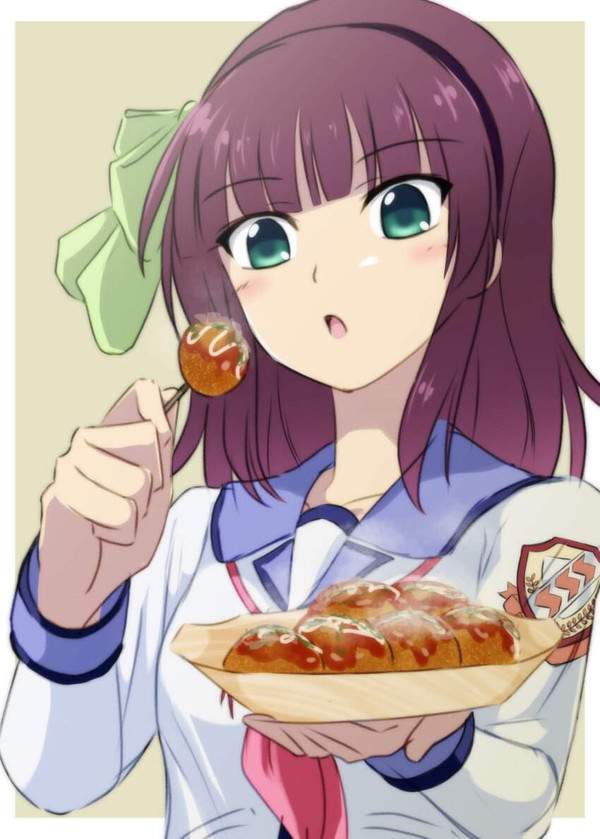 【なにわの日】たこ焼き食べてる女子達の二次エロ画像【32枚目】