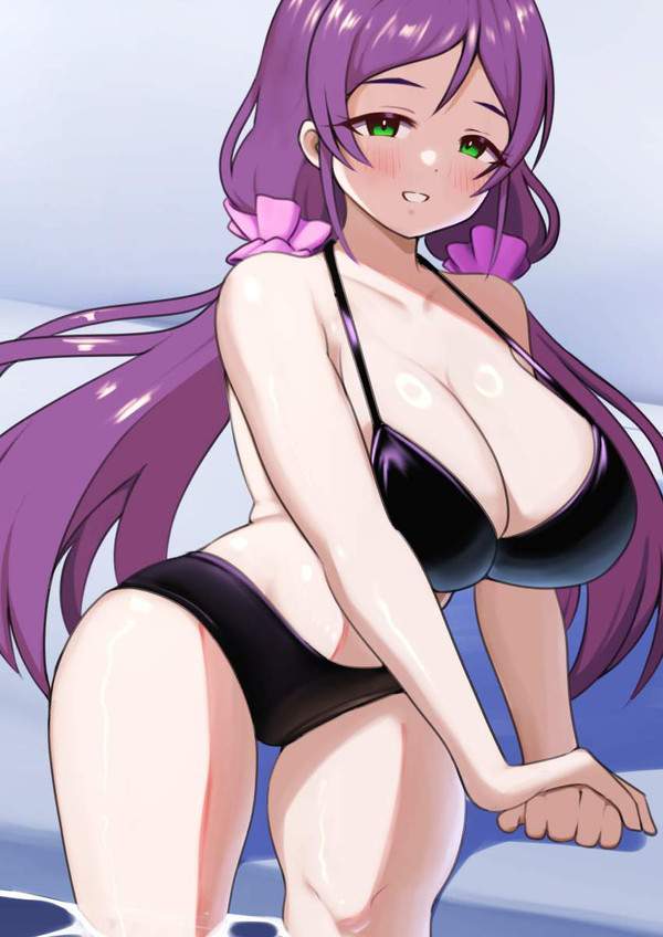【謎肉の日】全体的に肉付きが良いデブ一歩手前な水着女子達の二次エロ画像【23枚目】