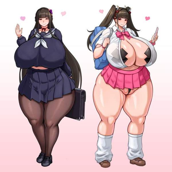 【お母さんが夢に乾杯する日】JKコスしてる熟女達の二次エロ画像【24枚目】