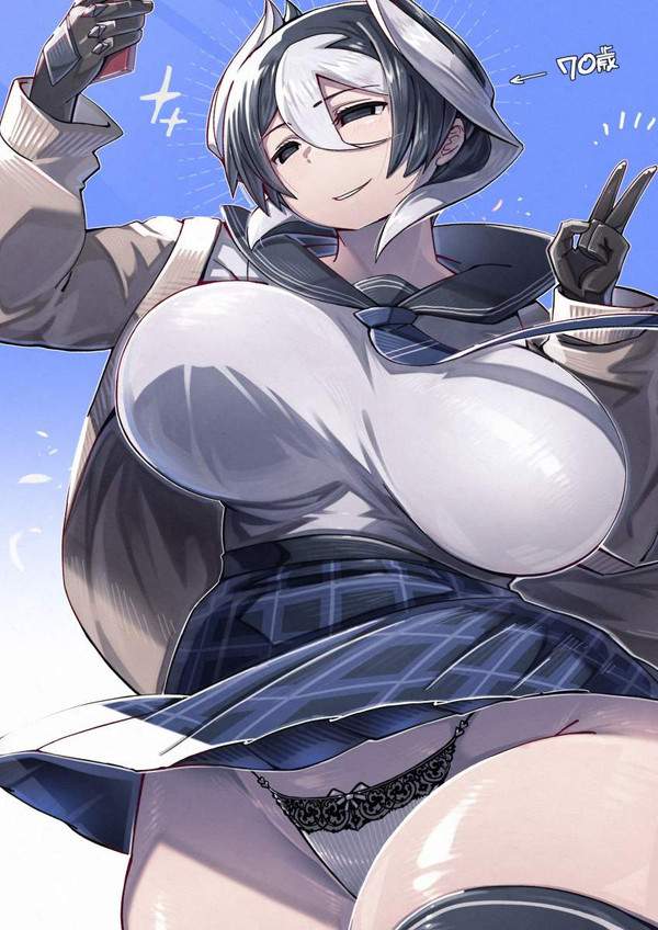 【お母さんが夢に乾杯する日】JKコスしてる熟女達の二次エロ画像【35枚目】