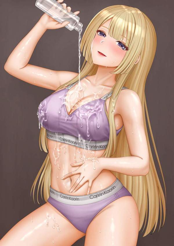 【すっごい滑るよ】全身ローション塗れなヌルヌル女子の二次エロ画像【26枚目】