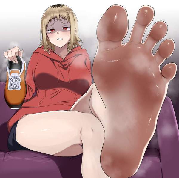 【発酵の日】汗だくで臭そうな足裏の二次エロ画像【1枚目】