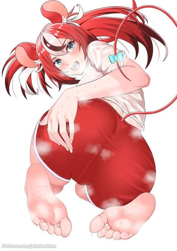 【発酵の日】汗だくで臭そうな足裏の二次エロ画像【14枚目】