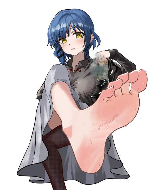 【発酵の日】汗だくで臭そうな足裏の二次エロ画像【28枚目】