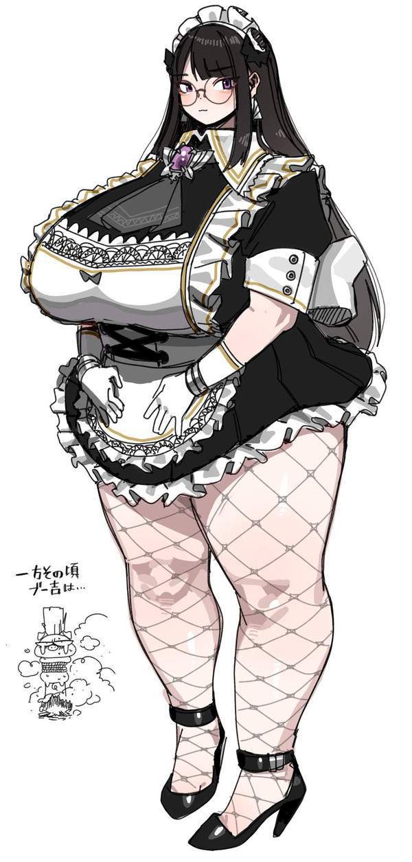 【ハムの日】網タイツ履いたぽっちゃり女子達の二次エロ画像【14枚目】