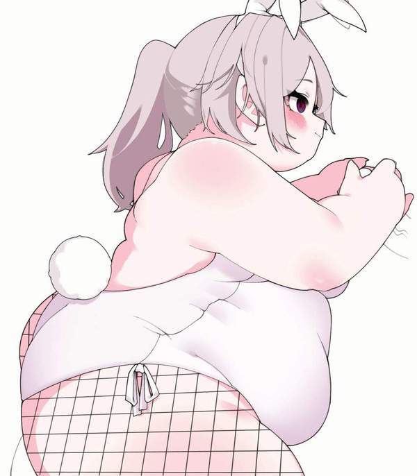 【ハムの日】網タイツ履いたぽっちゃり女子達の二次エロ画像【26枚目】
