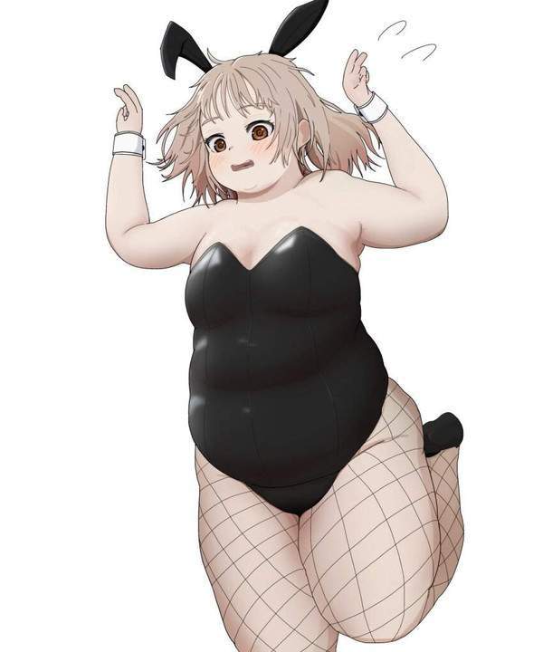 【ハムの日】網タイツ履いたぽっちゃり女子達の二次エロ画像【27枚目】