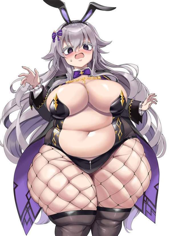 【ハムの日】網タイツ履いたぽっちゃり女子達の二次エロ画像【31枚目】