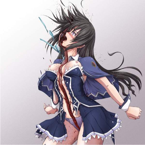 【はんざき祭りの日】半分に裂かれてる女子達の二次エログロ画像【7枚目】