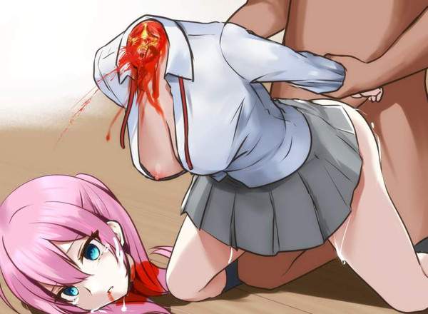 【はんざき祭りの日】半分に裂かれてる女子達の二次エログロ画像【10枚目】