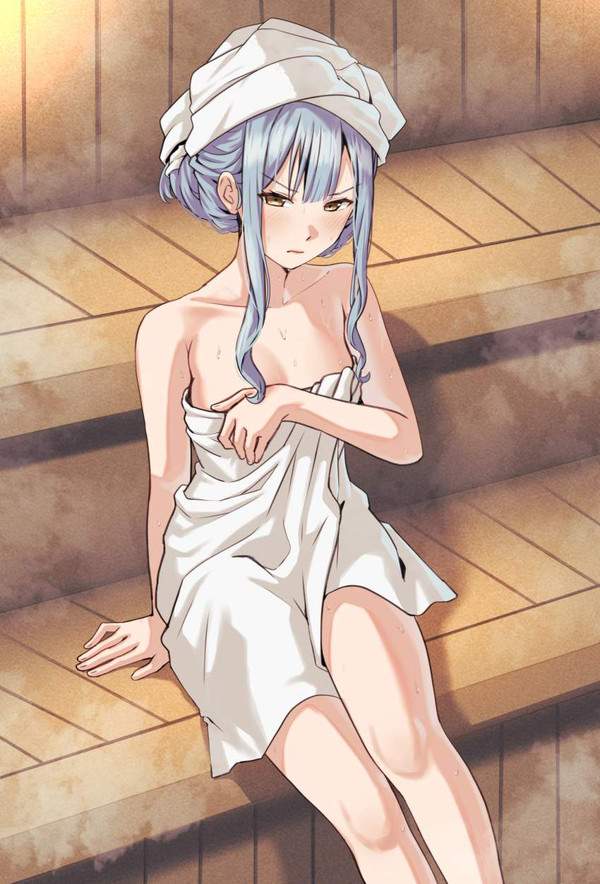 【あびばのんのんの日】サウナで汗だくになる女子達の二次エロ画像【25枚目】