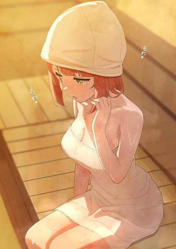 【あびばのんのんの日】サウナで汗だくになる女子達の二次エロ画像【34枚目】