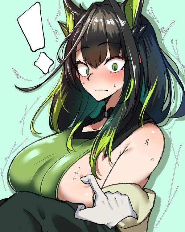 【16連射の日】おっぱい突っつかれてる女子達の二次エロ画像【28枚目】